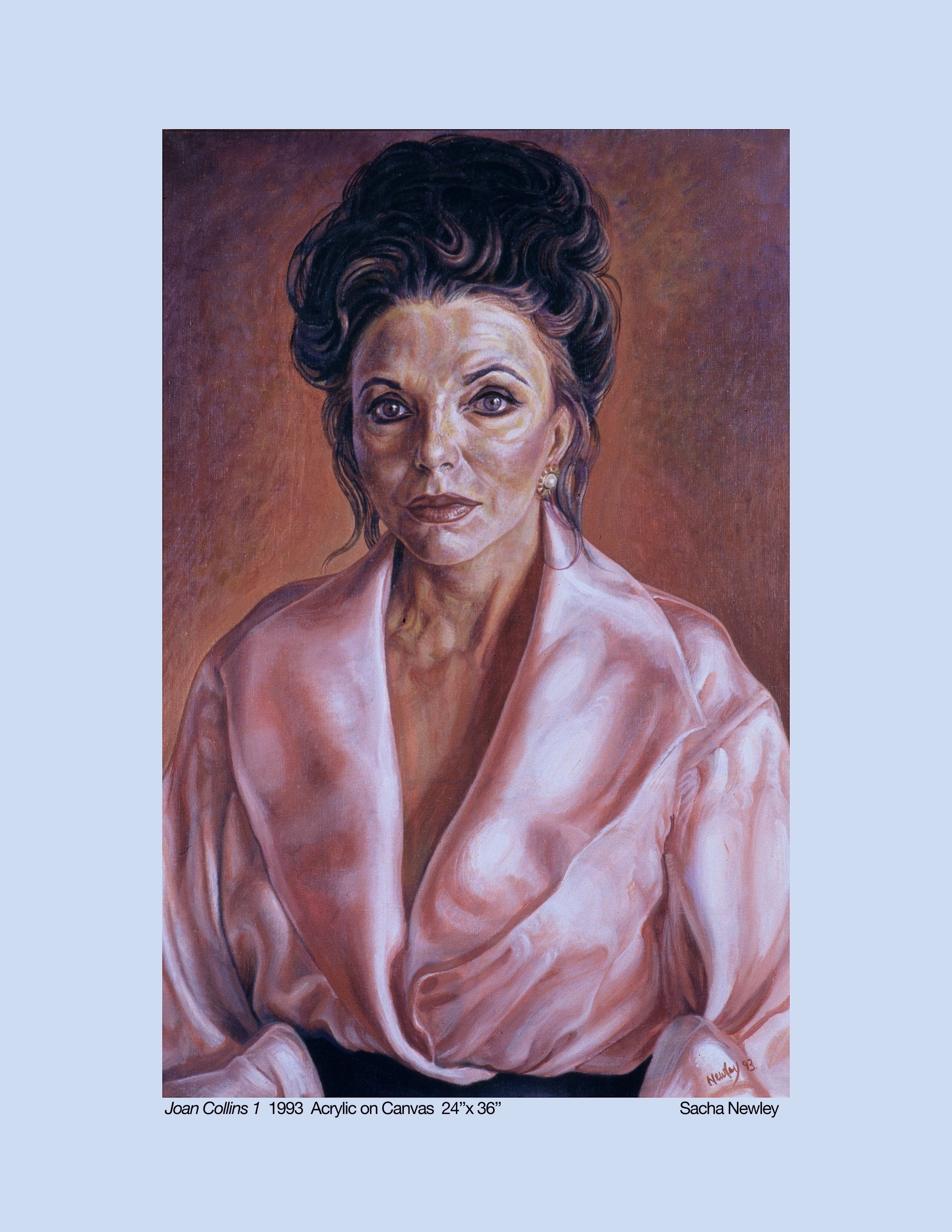painting-alexander-newley-Joan-Collins