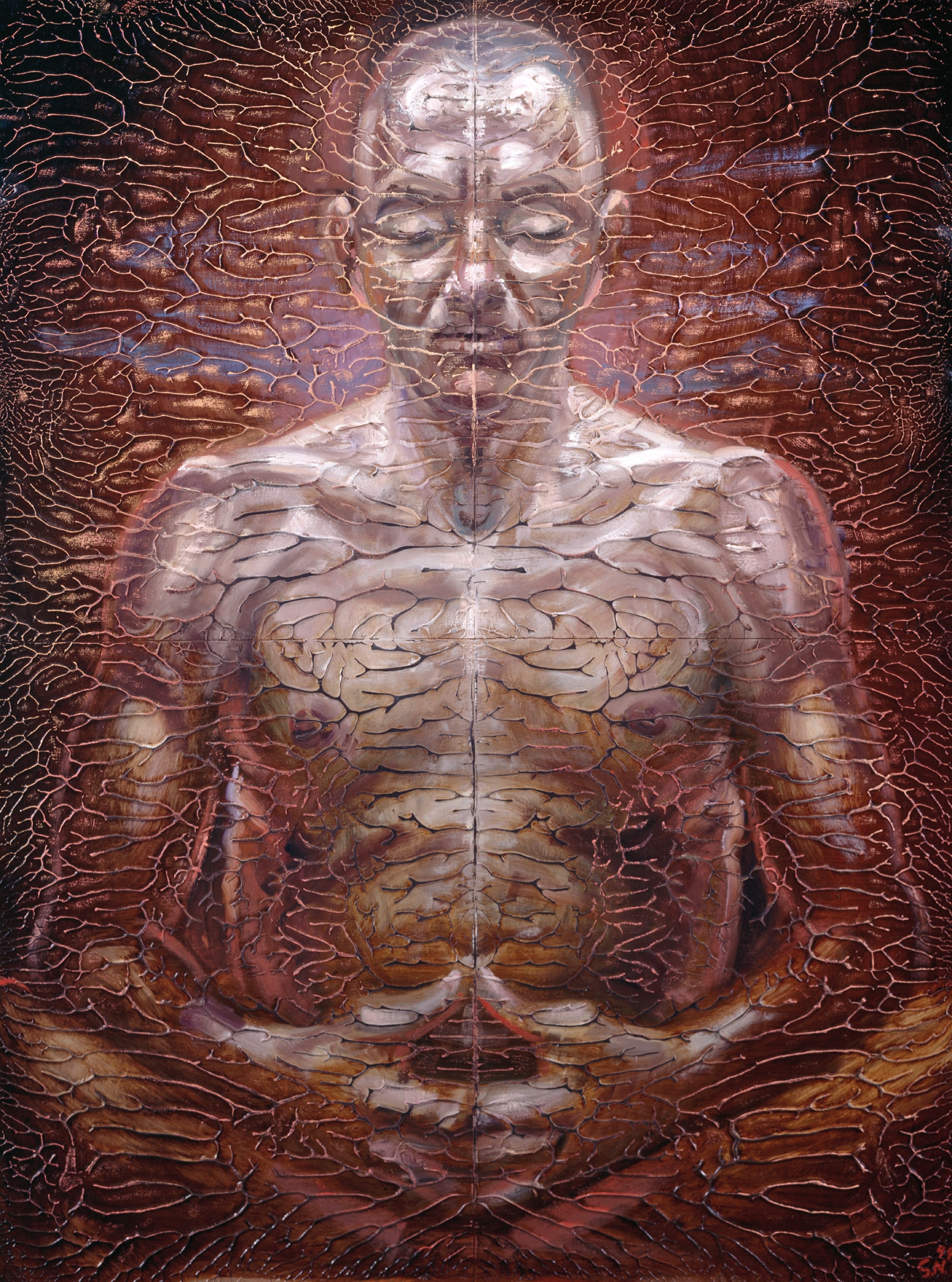 painting-alexander-newley-Man-Meditating
