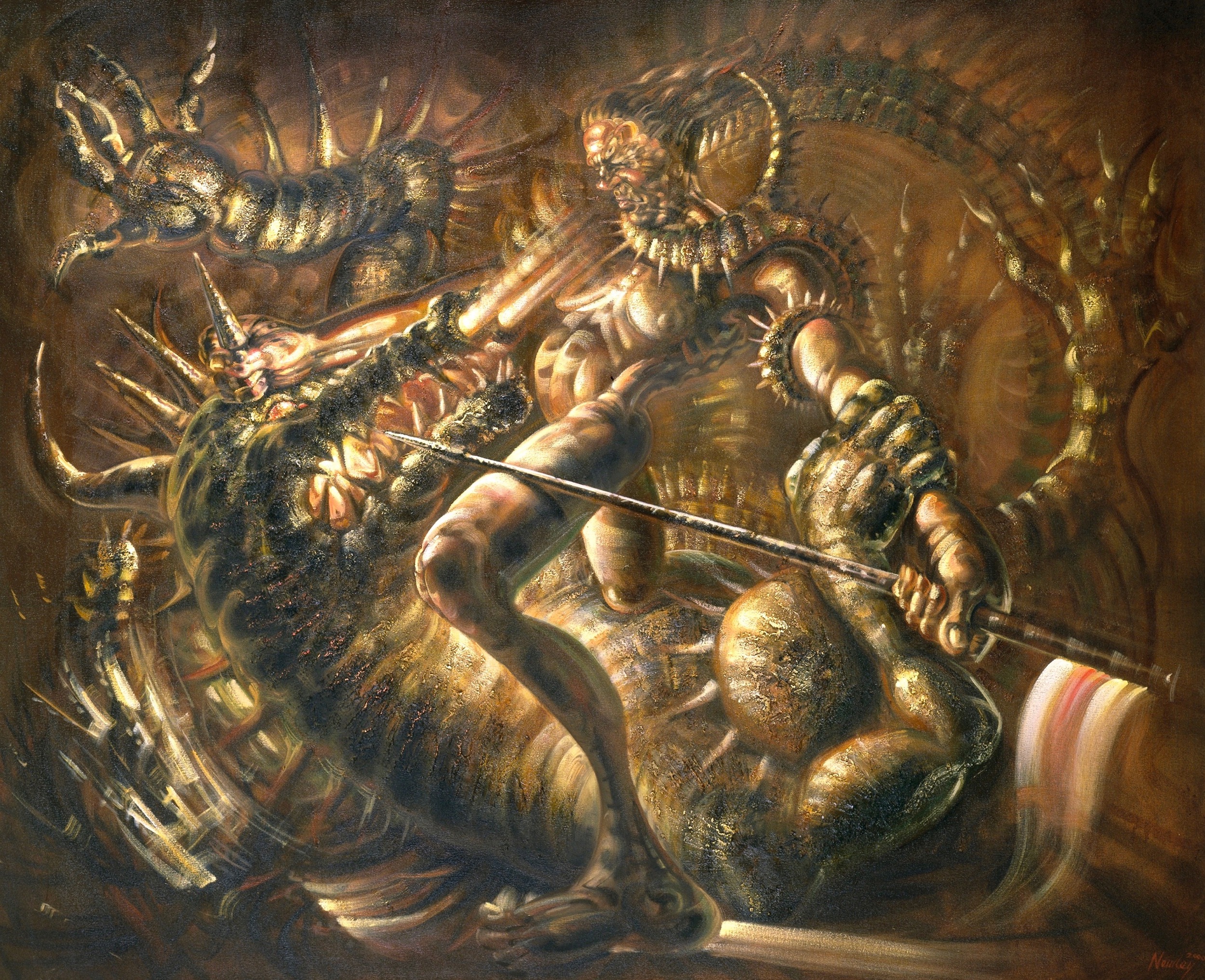 painting alexander newley Mastery noborder