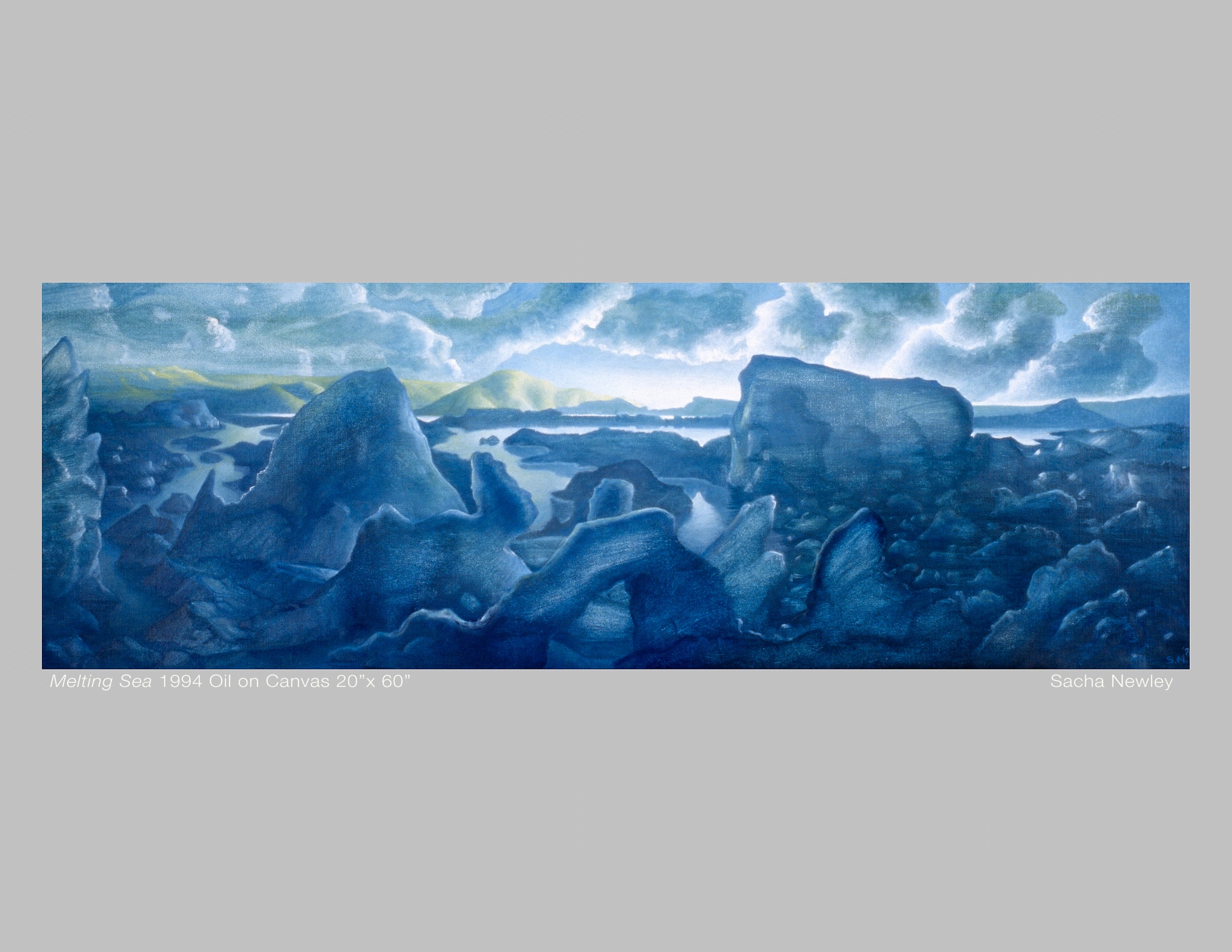 painting alexander newley Melting Sea