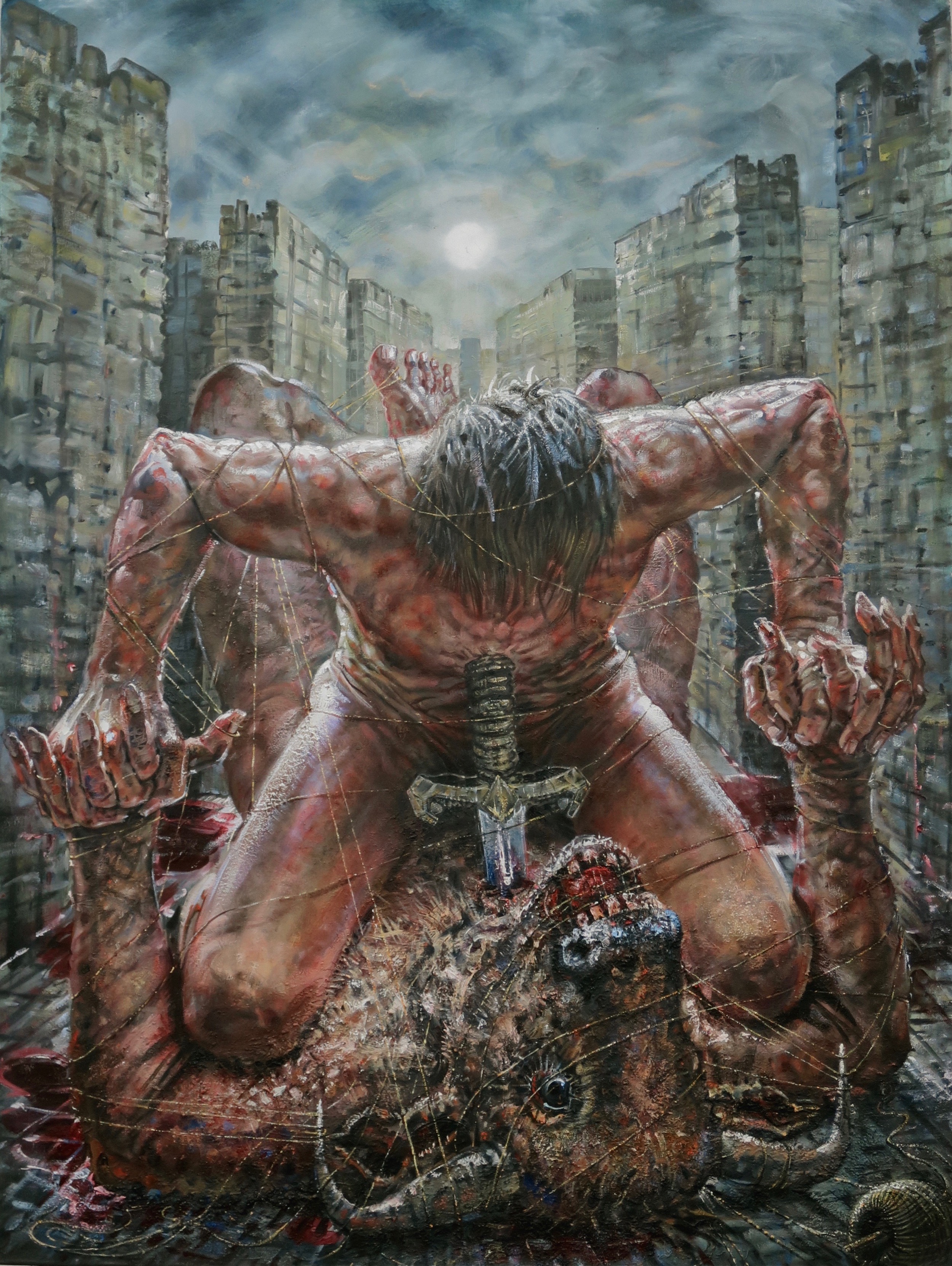 painting-alexander-newley-Theseus